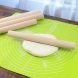 Кондитерський силіконовий килимок для розкочування тіста та випічки 50х70 см EL-1294 Зелений (237)