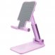 Складаний настільний тримач-підставка для телефону Folding Desktop Phone Stand Рожевий (В)