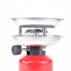 Туристическая походная открытая газовая горелка для кемпинга с пьезоподжигом DYSTATE DY-03 Красный