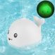 Игрушка для ванной Кит с фонтаном светящийся Spray Water Bath Toy Белый (225)