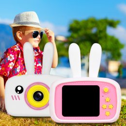 УЦЕНКА! Цифровой детский фотоаппарат зайчик Х500 Smart Kids Camera 3 Белый