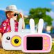 Цифровой детский фотоаппарат зайчик Х500 Smart Kids Camera 3 Белый