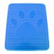 Силіконовий килимок-підстилка для котячого туалету-лотка Синій (2339)