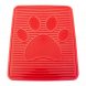 Силіконовий килимок-підстилка для котячого туалету-лотка Червоний (2339)