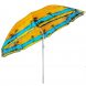 Пляжна парасолька з нахильним механізмом 180см "Пальми" Помаранчевий