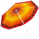 Пляжный зонт с наклонным механизмом 180см "Пальмы" Красно-желтый