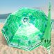 Пляжный зонт с наклонным механизмом 180см "Пальмы" Зеленый