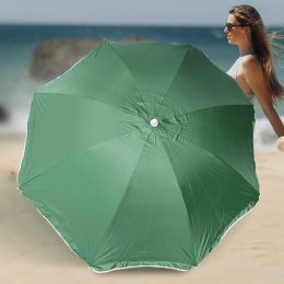 Пляжный зонт с регулировкой наклона  и напылением от солнца Mario Umbrella 1,6 м Зеленый