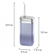Портативный импульсный очиститель зубов-ирригатор для полости рта 4 насадки зарядка от USB Ipx7 LY-314 Синий (205)