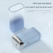 Портативний імпульсний очищувач зубів-іригатор для ротової порожнини 4 насадки зарядка від USB Ipx7 LY-314 Синій (205)