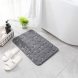 Коврик в ванную комнату антискользящий на прорезиненной основе  с эффектом памяти "Камни" 40х60 Серый