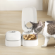 Автоматическая двойная кормушка для котов и собак с таймером для выдачи корма 2 отсека по 600 мл SP17 (626)