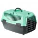 Переноска-контейнер для котів та собак з ручкою для перенесення 48 см Бірюзова (2339)
