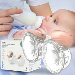 Электрический двойной аккумуляторный локатор-молокоотсос BabyOno TWINNY 1002 (SB)