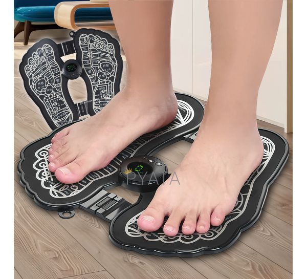 Імпульсний електричний вібромасажер масажний килимок для ніг FOOT MASSAGER XL-526 (205)