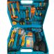 Аккумуляторный шуруповерт с кейсом для хранения и набором инструментов в комплекте BOSHUN С016 12v 2Ah Синий (2487)