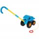 Детская интерактивная музыкальная игрушка трактор с ручкой Синий (SD)