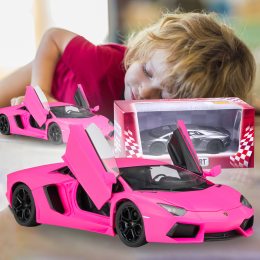Детская инерционная металлическая игрушка-машинка KT-5370W "Matte Lamborghini" (I24)