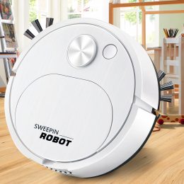 Розумний робот-пилосос 3в1 прибиральник для дому Sweeping Robot 521-2345 Білий (205)