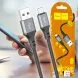 Зарядний кабель для телефону для заряджання та передачі даних MicroUSB HOCO X86 Чорний (206)