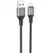 Зарядний кабель для телефону для заряджання та передачі даних MicroUSB HOCO X86 Чорний (206)
