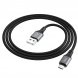 Зарядний кабель для телефону для заряджання та передачі даних MicroUSB HOCO X86 Чорний (206)