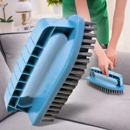 Универсальная щетка-утюжок с ручкой Eco-Fabric EF-4820B Голубая (2747)