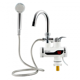 УЦІНКА! Проточний кран-водонагрівач із душем Delimano RX-019 до 60 градусів з нижнім підключененям