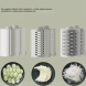 Электрическая бытовая кухонная многофункциональная овощерезка-терка-слайсер 3в1 Vegetable cutter (212)