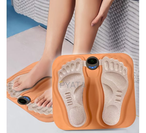 Массажный электрический коврик для ступней и ног стимулирующий кровообращение EMS Foot Massager Electrical Muscle Stimulator (212)
