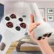 Электрический ручной антицеллюлитный массажер для живота 6 режимов KNEADING K106М Белый (259)