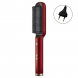 Расческа-выпрямитель для выпрямления и завивки волос в домашних условиях с турмалиновым покрытием Hair Straightener HQT-909 Красный