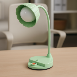 Настільна акумуляторна лампа Sensor Table Lamp "Квіточка" LD3060B Зелений (HA-33)