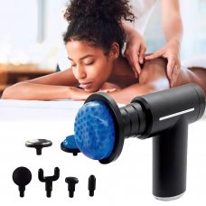 Массажер с подогревом, насадки в комплекте MASSAGE GUN (8123)/259