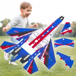 Дитячий конструктор-літаючий пінопластовий літак (259)