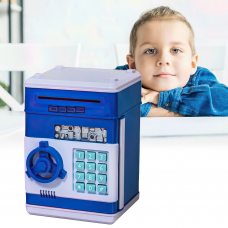 Детский сейф с электронным замком, Number Bank синий/219
