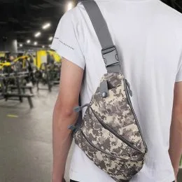 Сумка Cross Body/Сумка Мессенджер пиксельный камуфляж/205