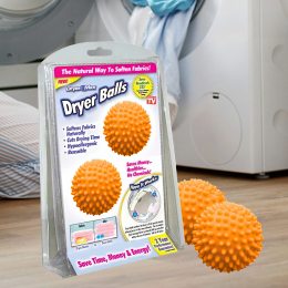 Шарики для отстирывания белья Ansell Dryer balls оранжевые
