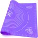 Кондитерський силіконовий килимок для розкочування тіста та випічки 50х70 см EL-1294 Фіолетовий (237)