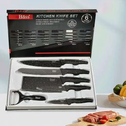 Набор ножей для кухни 6шт Bass B4881/205