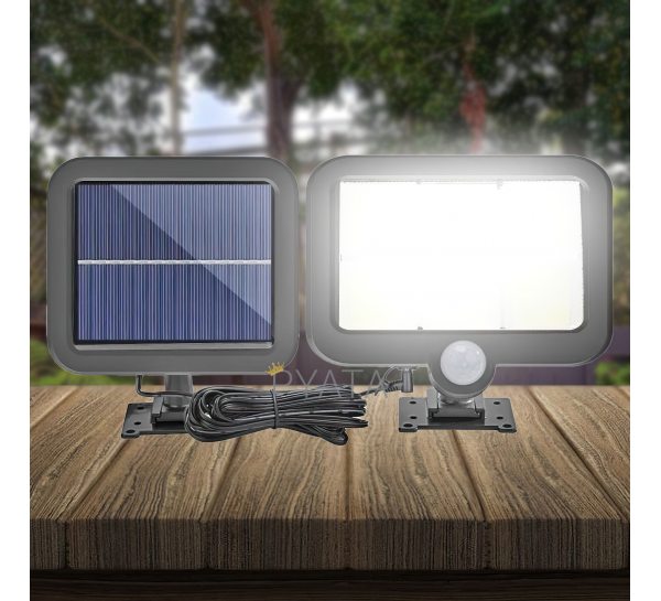 Ліхтар на сонячній батареї, для вулиці, з датчиком день-ніч SL-F120