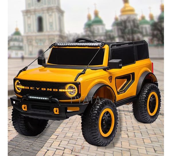 Дитячий електромобіль Ford Bronko X5RR(AM-5) Жовтий/360T