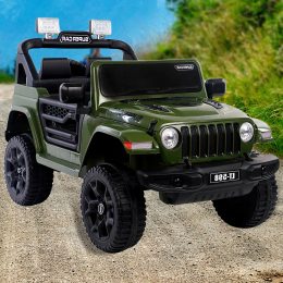 Дитячий електромобіль Toyland Jeep 159(AM-28) Зелений/360T