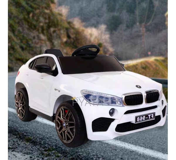 Дитячий електромобіль BMW X6 968(AM-121) Білий/360T