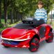 Детский электромобиль со светомузыкой и кожаным салоном Mercedes 8808(AM-106) Красный (360T)