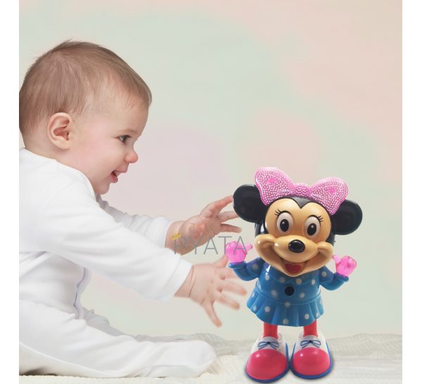 Інтерактивна іграшка Танцююча SmartLife Minnie Mouse Music Danc Блакитна