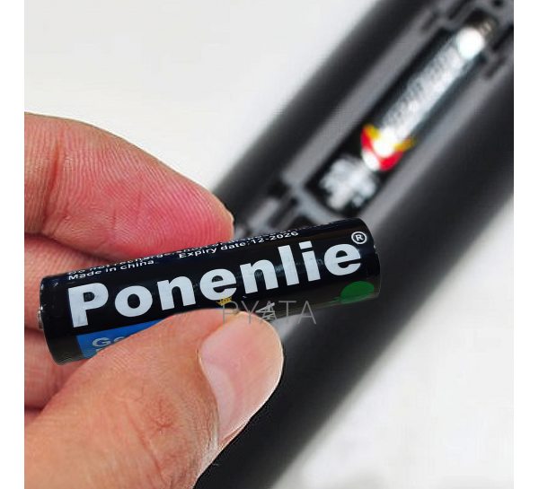 Батарейка сольова Ponenlie R6C 1,5V AA 1 шт/АП