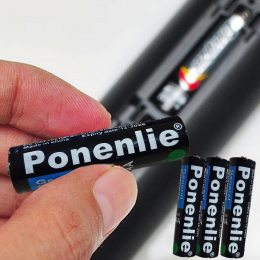 Батарейки солевые Ponenlie R6C 1,5V AA 4 шт/АП