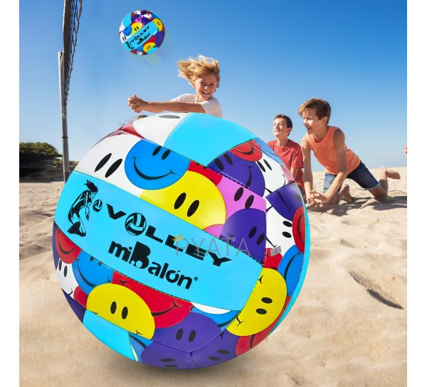 Детский игровой волейбольный мяч для игры в волейбол MS 3591 Голубой (IGR24)