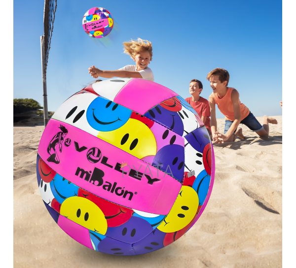 Детский игровой волейбольный мяч для игры в волейбол MS 3591 Розовый (IGR24)